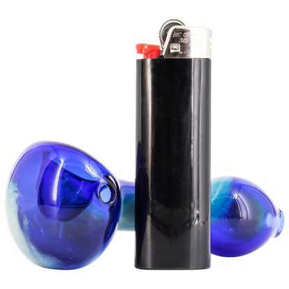 LA Pipes "Galaxy" Fumed Spoon Pipe