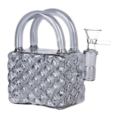 SeshGear Luxury Hand Bag Glass Water Pipe - 5.25" / 14mm F / Colors Vary