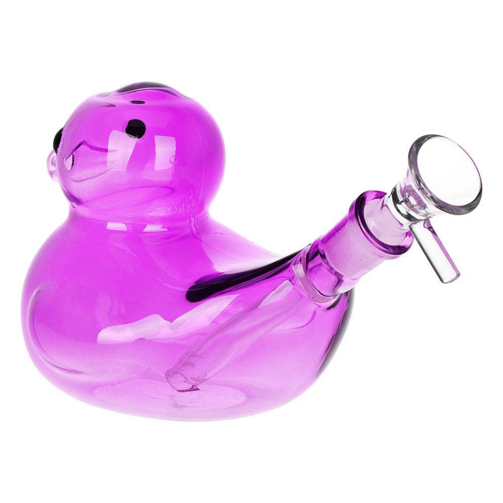 SeshGear Floating Ducky Water Pipe - 5.5" / 14mm F / Colors Vary