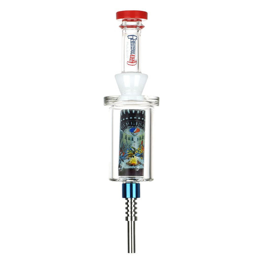 Grateful Dead x Pulsar Inside Print Vapor Vessel & SYF Dab Dish - 9.25" / UFO Jam