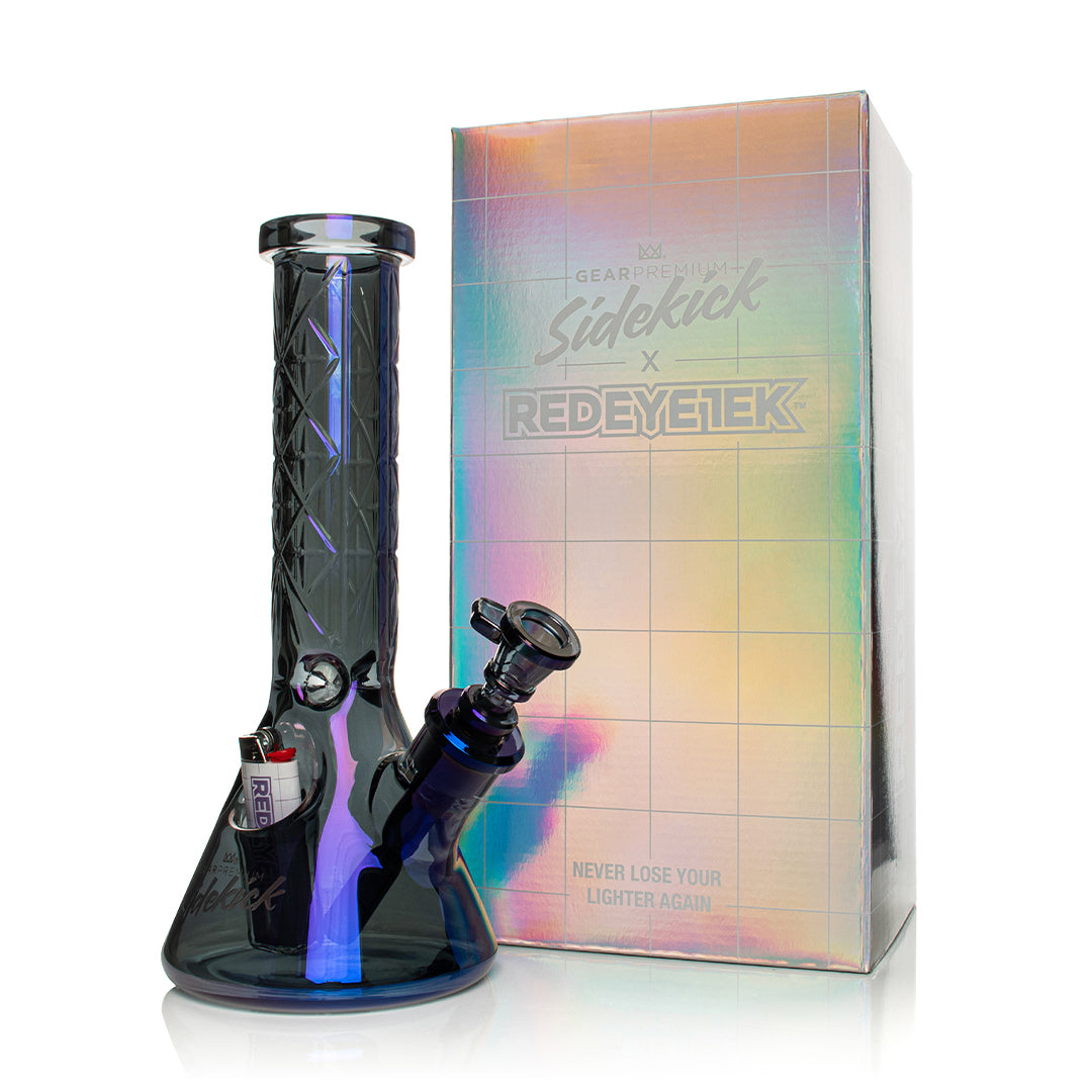 Gear Premium 12" Sidekick Beaker (Terminator Finish) Water Pipe