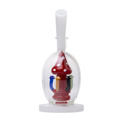 Human Grade Mushroom Globe Glass Rig