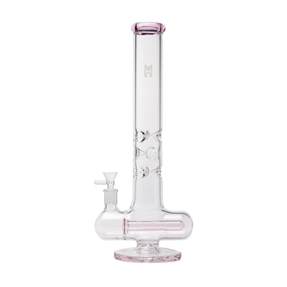Human Grade Inline Tube Triple Ice Catch Glass Water Pipe
