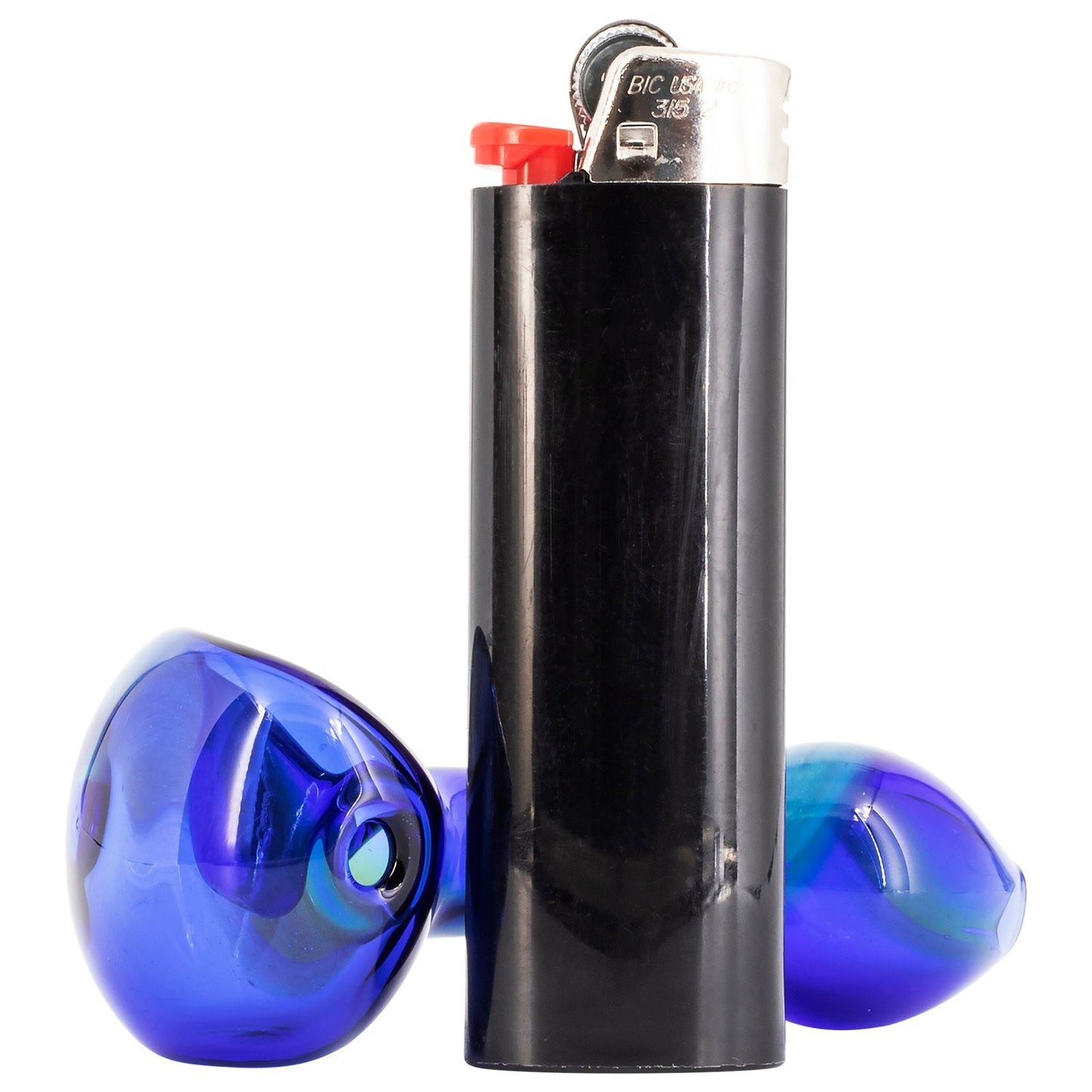 LA Pipes "Galaxy" Fumed Spoon Pipe
