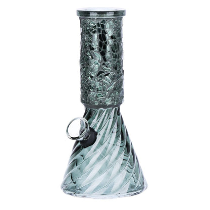 SeshGear Crystalline Beaker Mini Glass Water Pipe - 6" / 6ct
