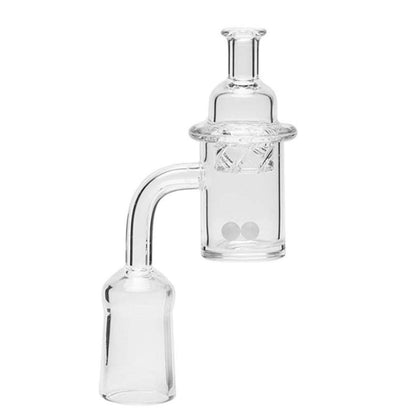XL Flat Top Quartz Banger w. UV Terp Pearls - All Joint Options