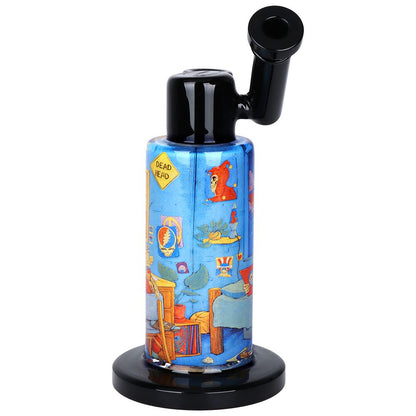 Grateful Dead x Pulsar Inside Print Water Pipe - 8.5" / 14mm F / Deadhead Dorm