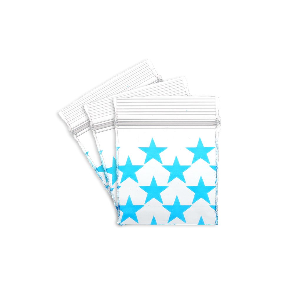 Designer Recloseable Zip Top Plastic Bags | 1000ct Bundle