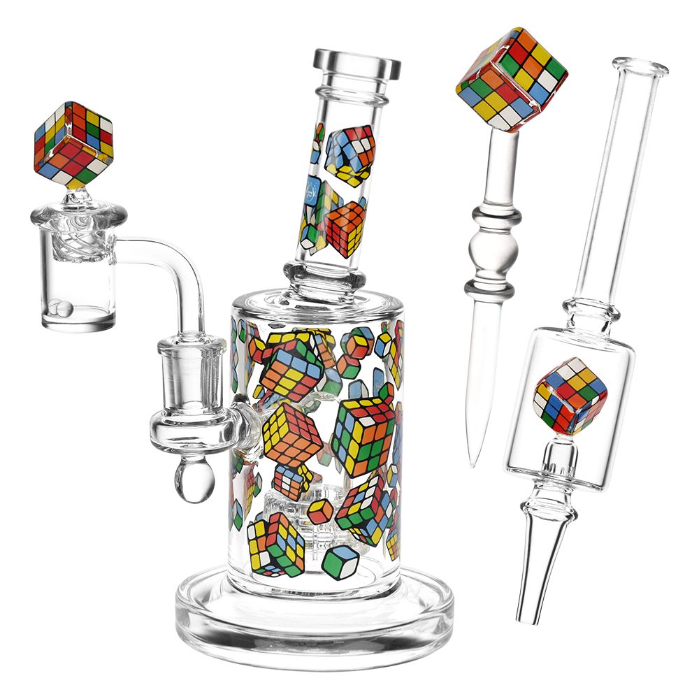Pulsar Greatest Hits Series Glow Dab Rig Kit / 8" / 14mm F