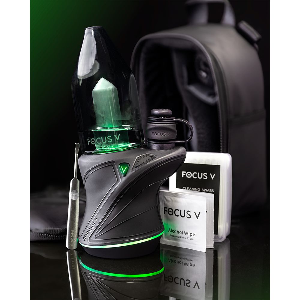 Focus V CARTA Sport Portable Electric Dab Rig | Black | 2700mAh