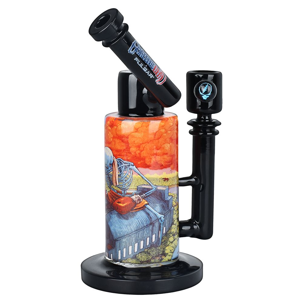 Grateful Dead x Pulsar Inside Print Water Pipe - 8.5" / 14mm F / Boxer
