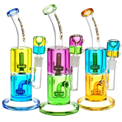 Pulsar 10” Bicolor Freezable Glycerin Chugger Bong