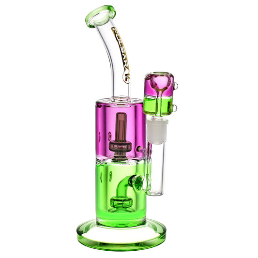 Pulsar 10” Bicolor Freezable Glycerin Chugger Bong