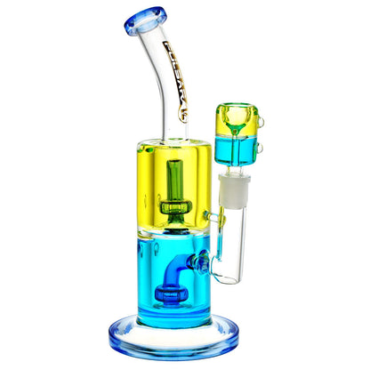 Pulsar 10” Bicolor Freezable Glycerin Chugger Bong