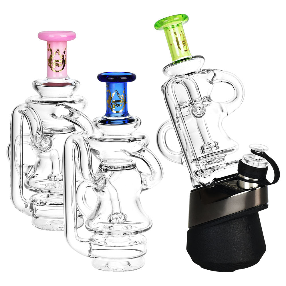 Pulsar Triple Tube Recycler Puffco Peak Glass Bubbler
